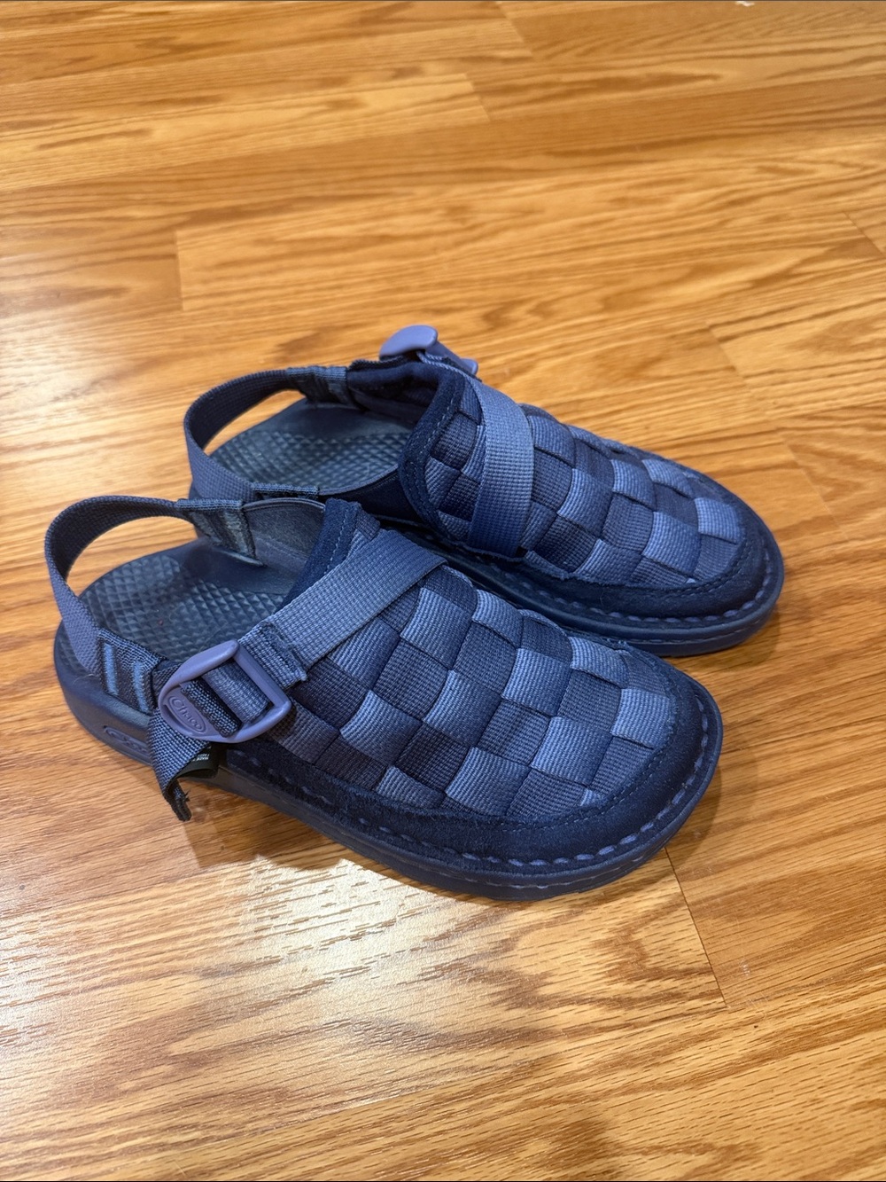 Chaco Navy Blue Woven Slingback Sandals